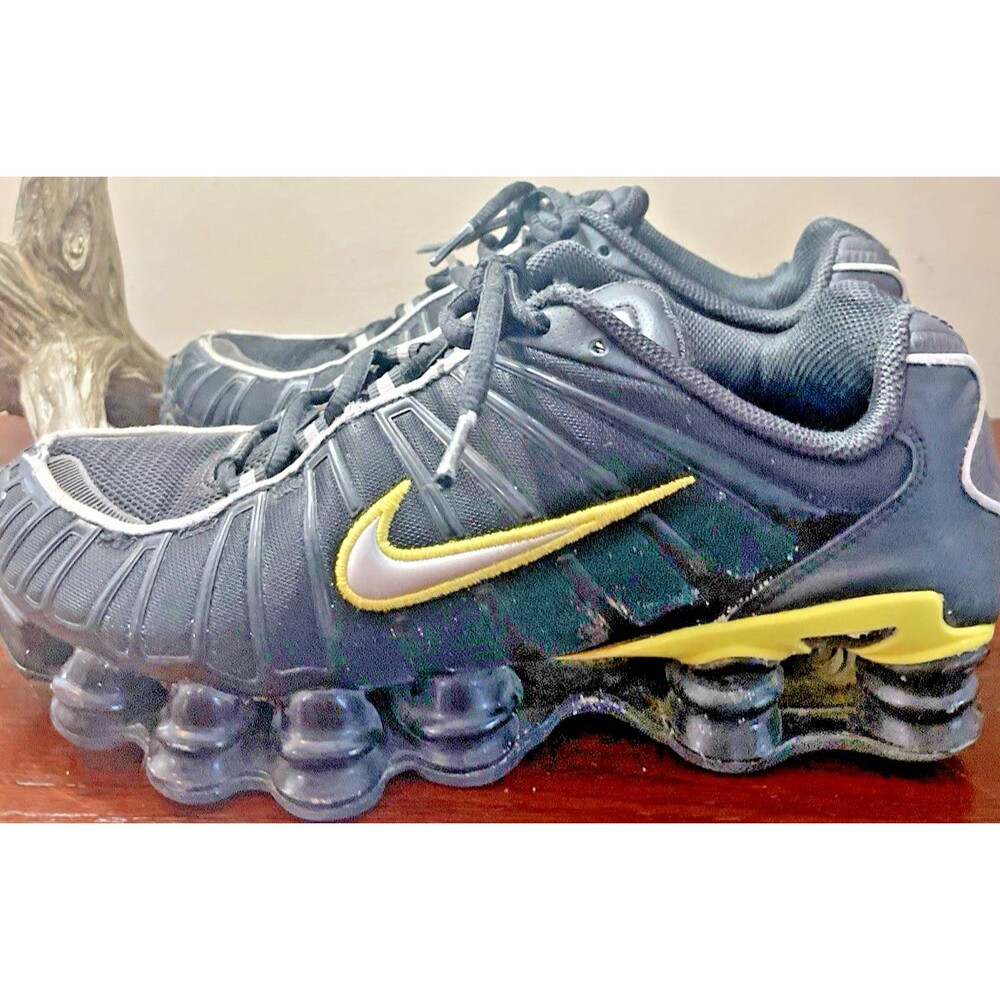 Nike Shox TL 'Bumblebee' Black Sneakers, Size 7.5 CN0151-002